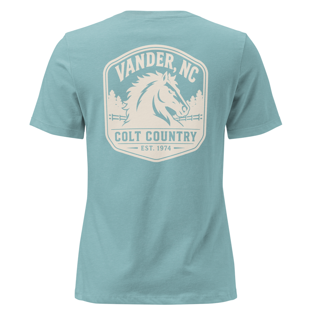 Vander NC - Colt Country- Women's Relaxed T-Shirt