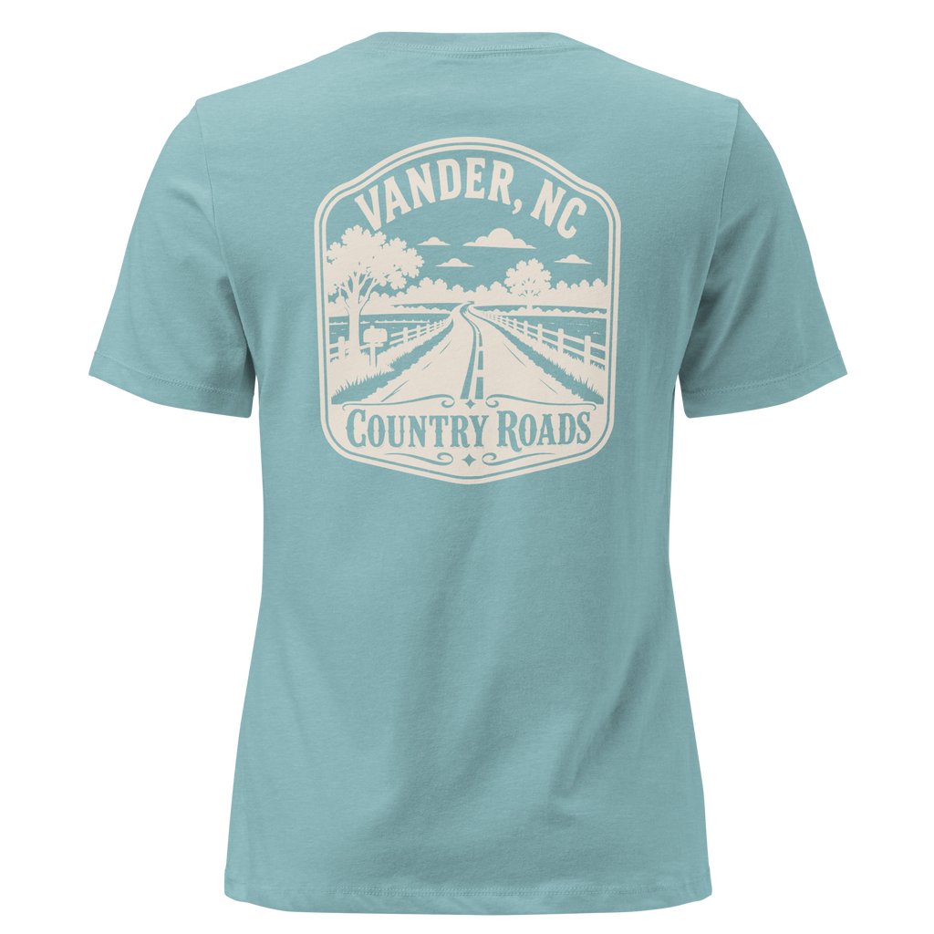 Vander NC - Country Roads- Women's Relaxed T-Shirt