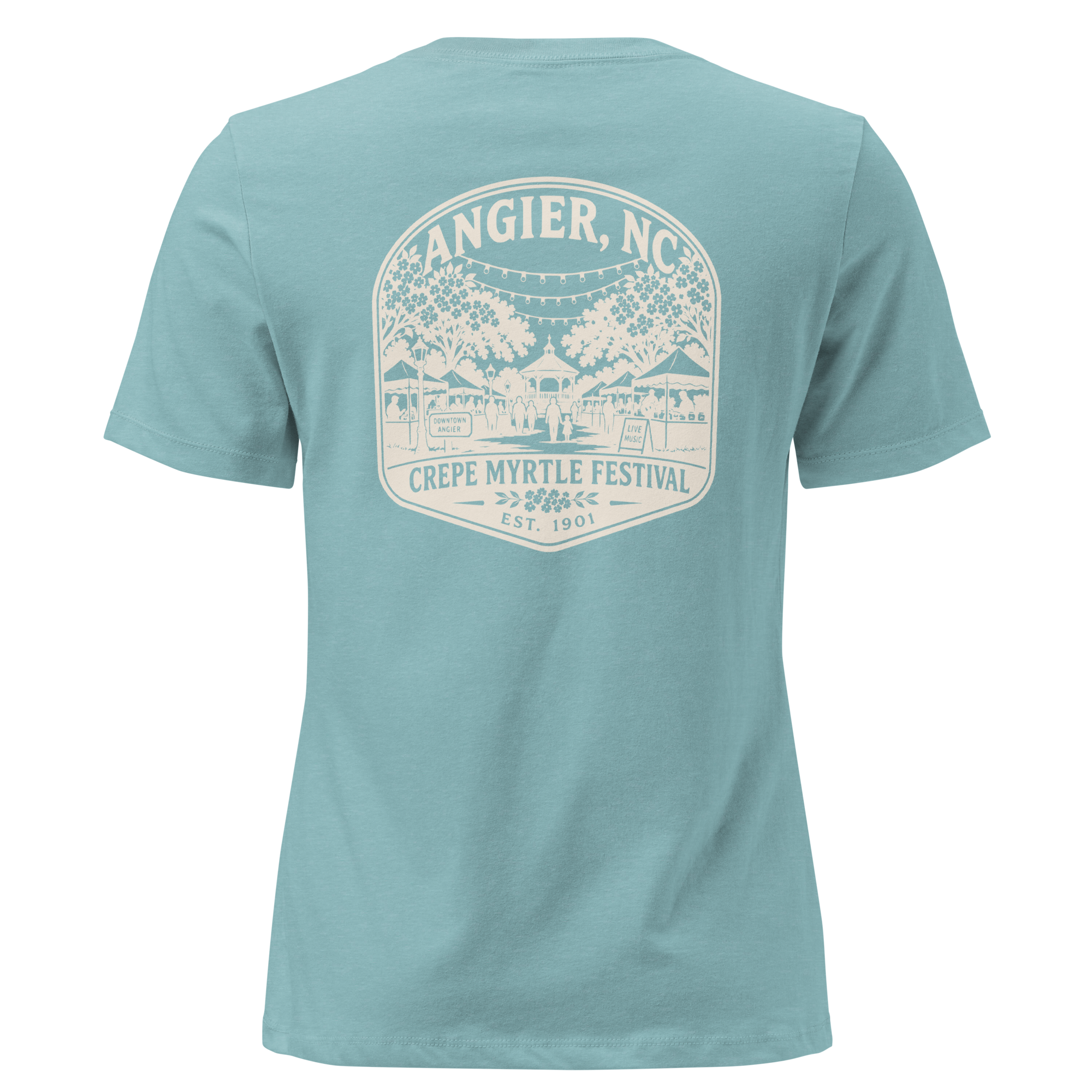 Angier NC - Crepe Myrtle Festival- Women's Relaxed T-Shirt