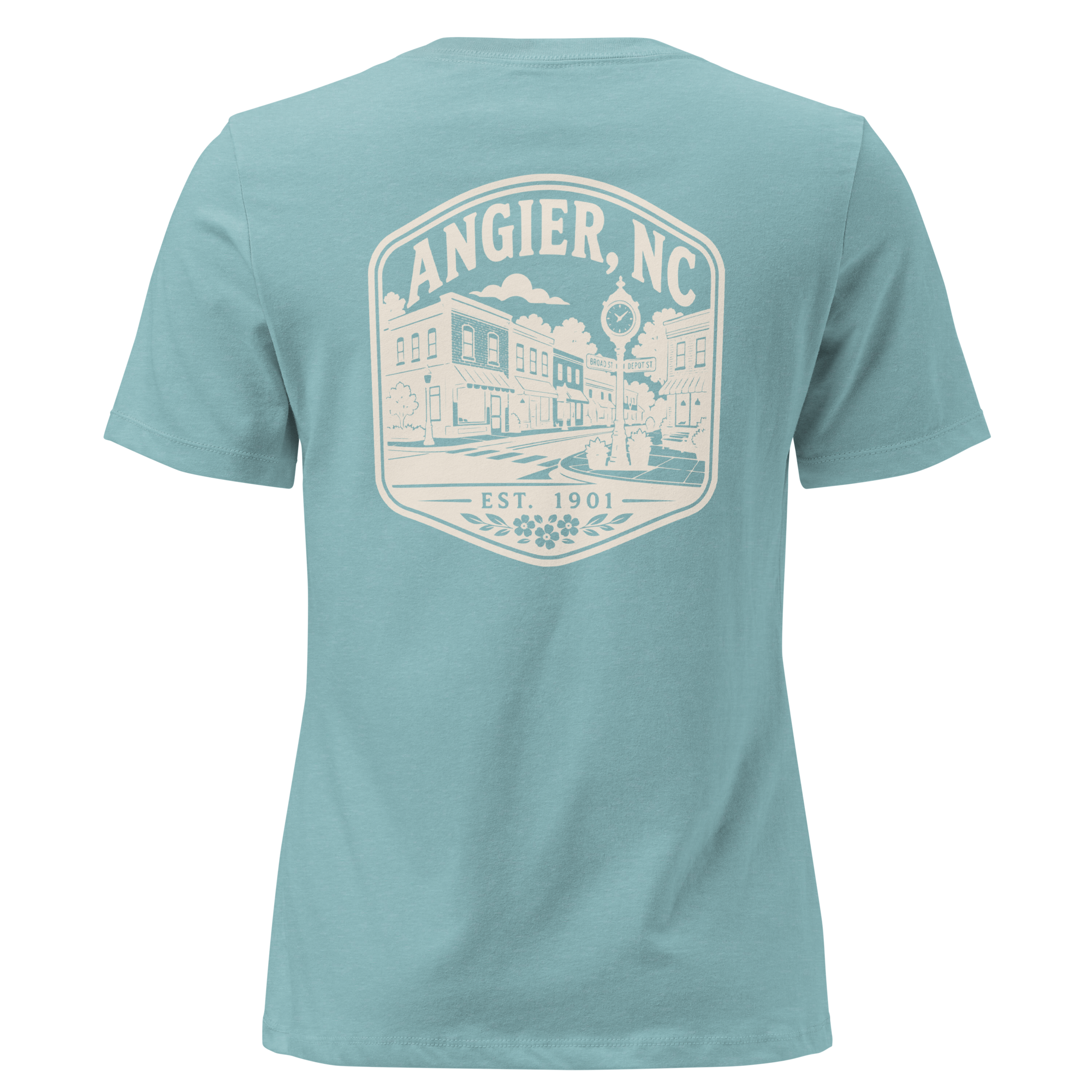 Angier NC - Downtown- Women's Relaxed T-Shirt