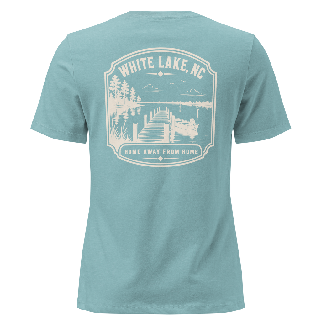 White Lake NC - Home Away from Home- Women's Relaxed T-Shirt