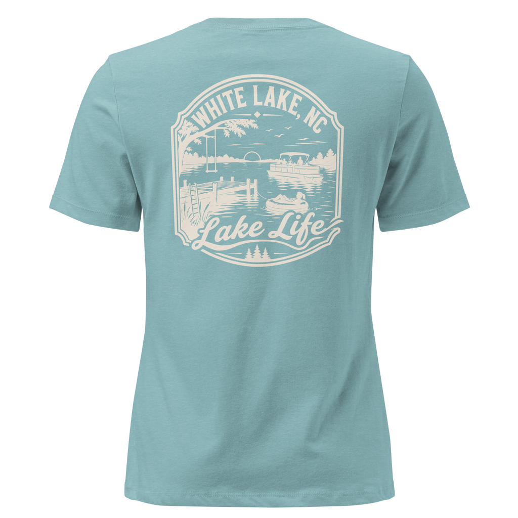 White Lake NC - Lake Life- Women's Relaxed T-Shirt
