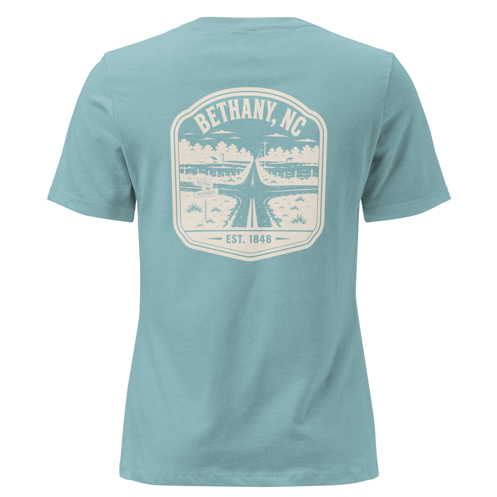 Bethany NC - Bethany Crossroads - Women's Relaxed T-Shirt