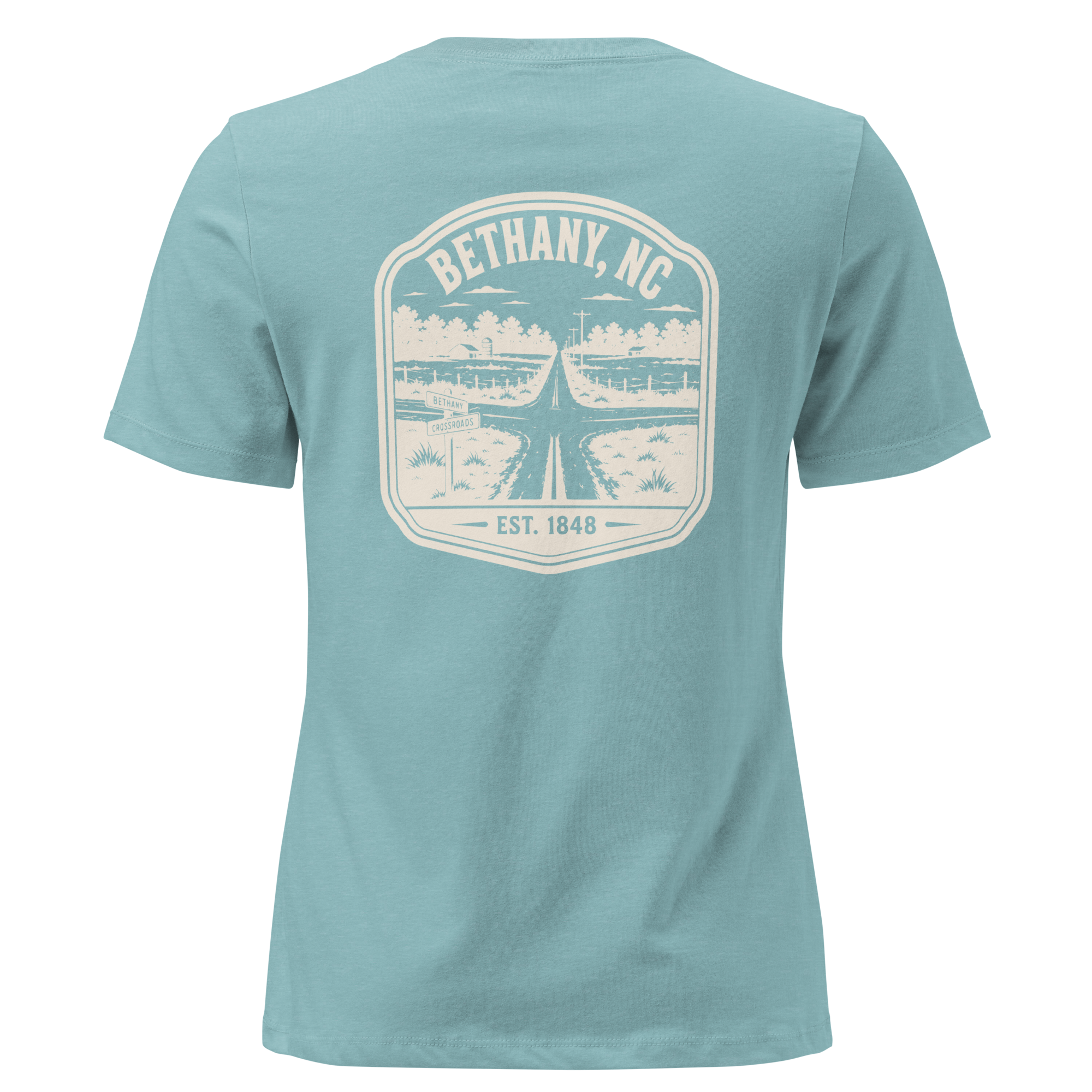 Bethany NC - Bethany Crossroads - Women's Relaxed T-Shirt