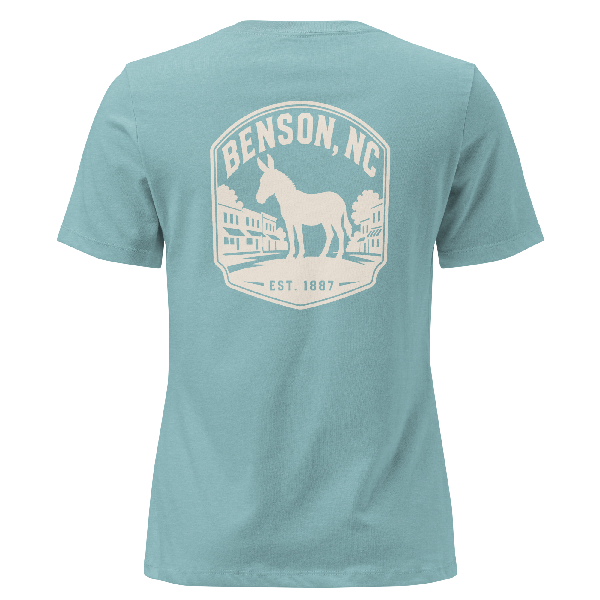Benson NC - Mule Town - Women's Relaxed T-Shirt