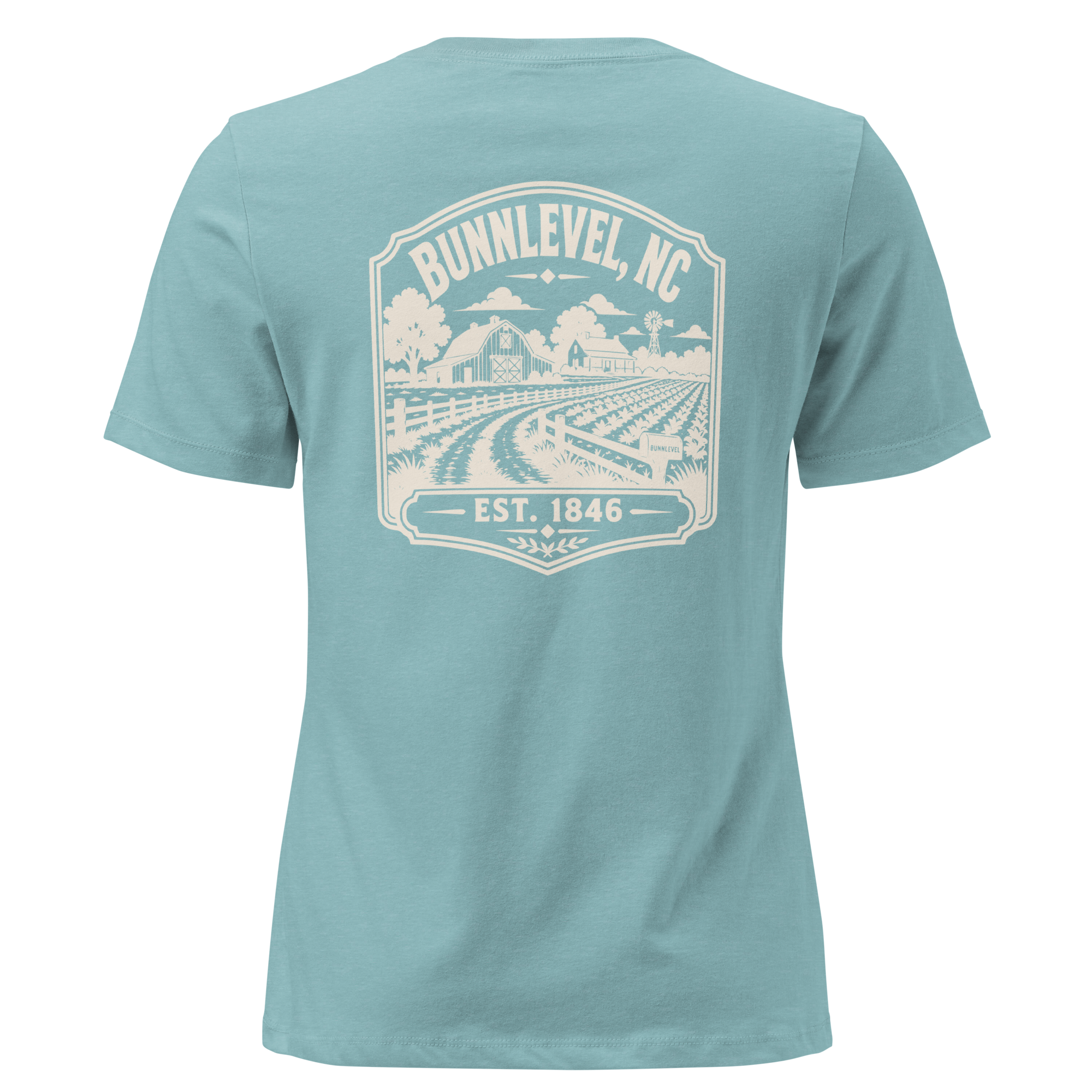 Bunnlevel NC - Farm Heritage- Women's Relaxed T-Shirt