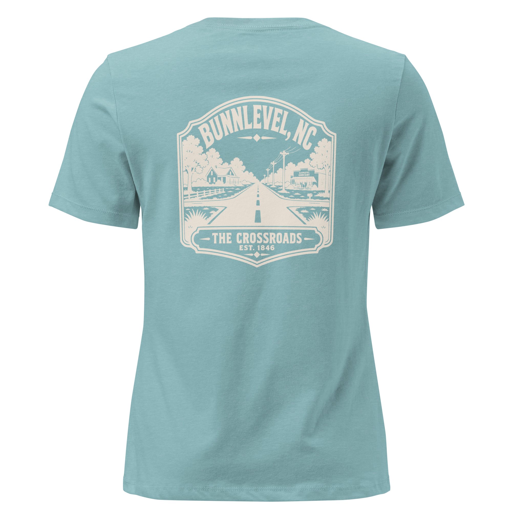 Bunnlevel NC - Crossroads- Women's Relaxed T-Shirt