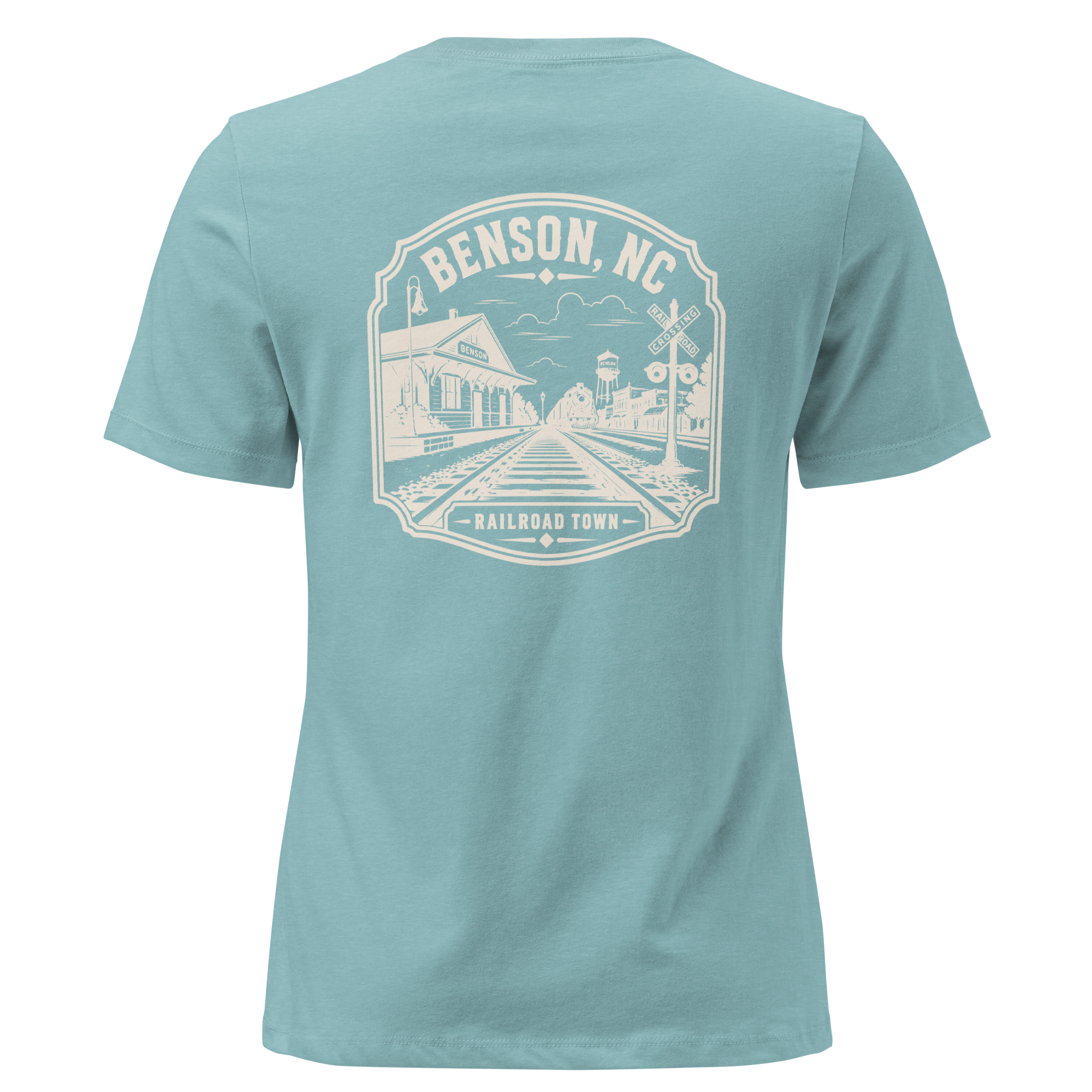 Benson NC - Railroad Town - Women's Relaxed T-Shirt