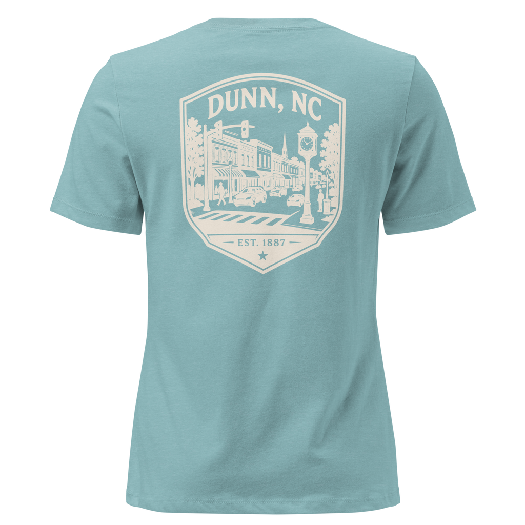 Dunn NC - Downtown- Women's Relaxed T-Shirt