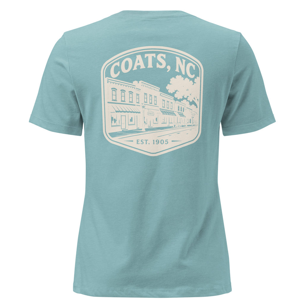 Coats NC - Downtown- Women's Relaxed T-Shirt