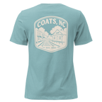 Coats NC - Railroad Town- Women's Relaxed T-Shirt