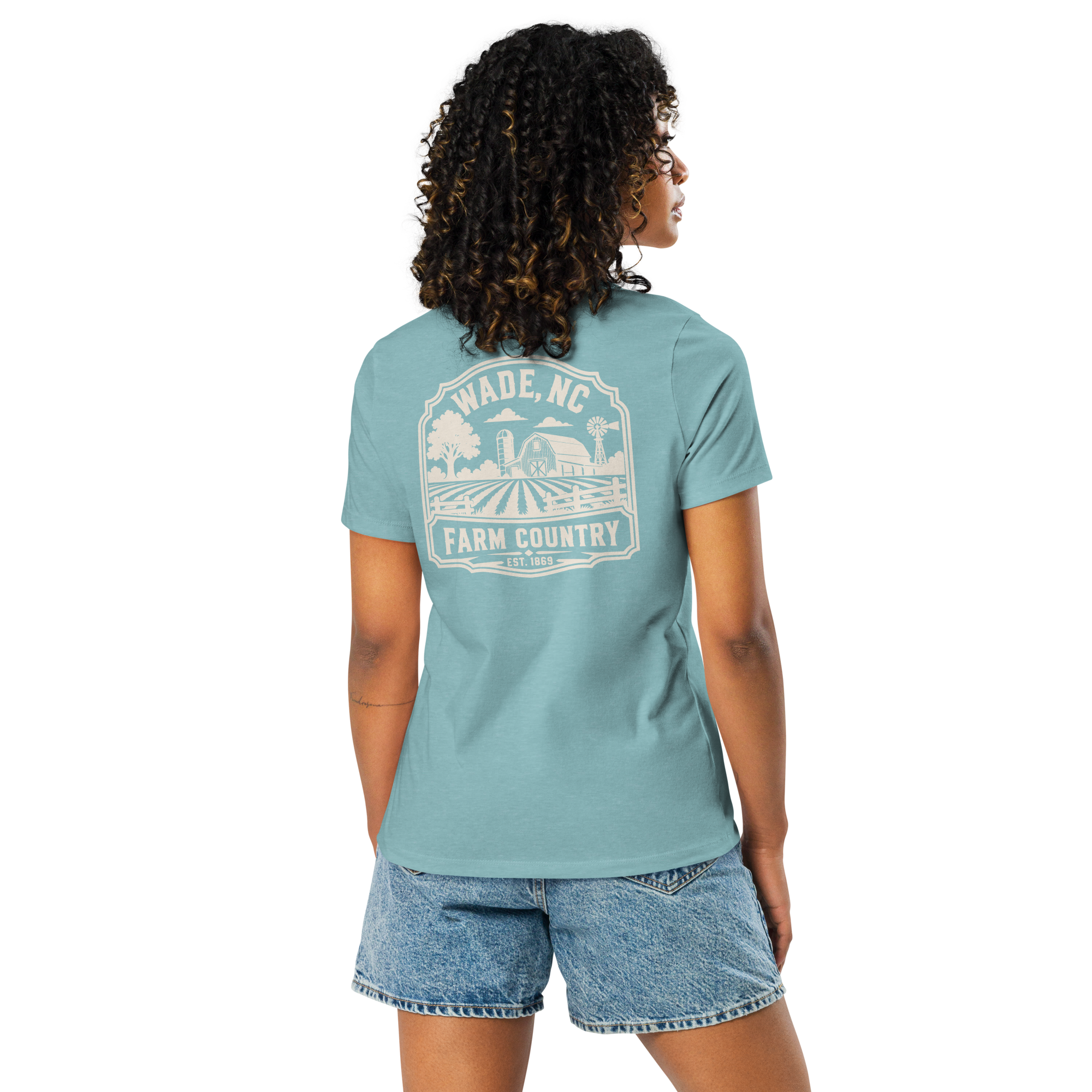 Wade NC - Farm Country- Women's Relaxed T-Shirt