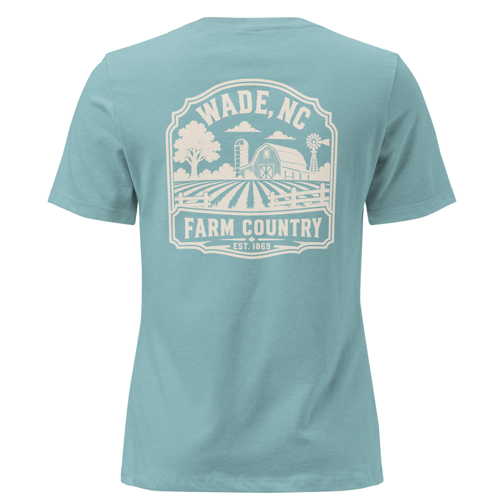Wade NC - Farm Country- Women's Relaxed T-Shirt