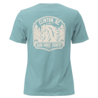 Clinton NC - Dark Horse Country- Women's Relaxed T-Shirt