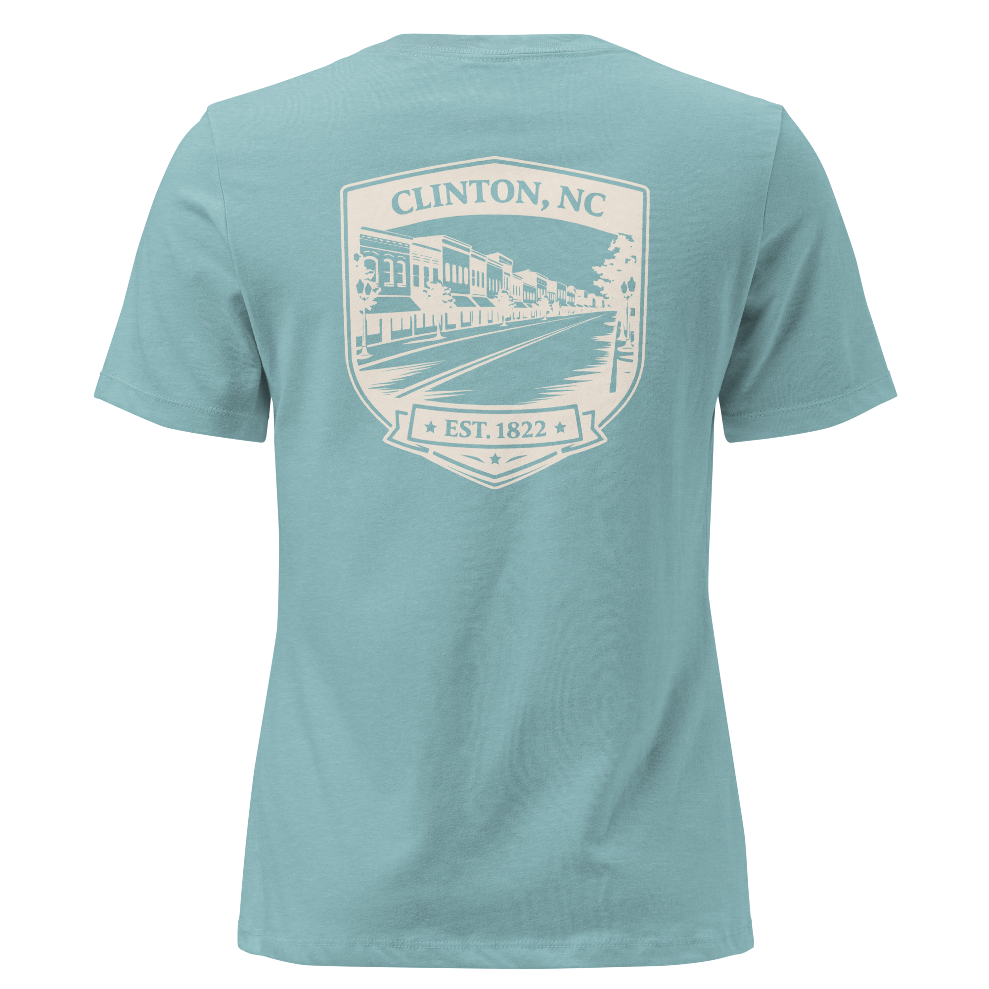 Clinton NC - Downtown- Women's Relaxed T-Shirt