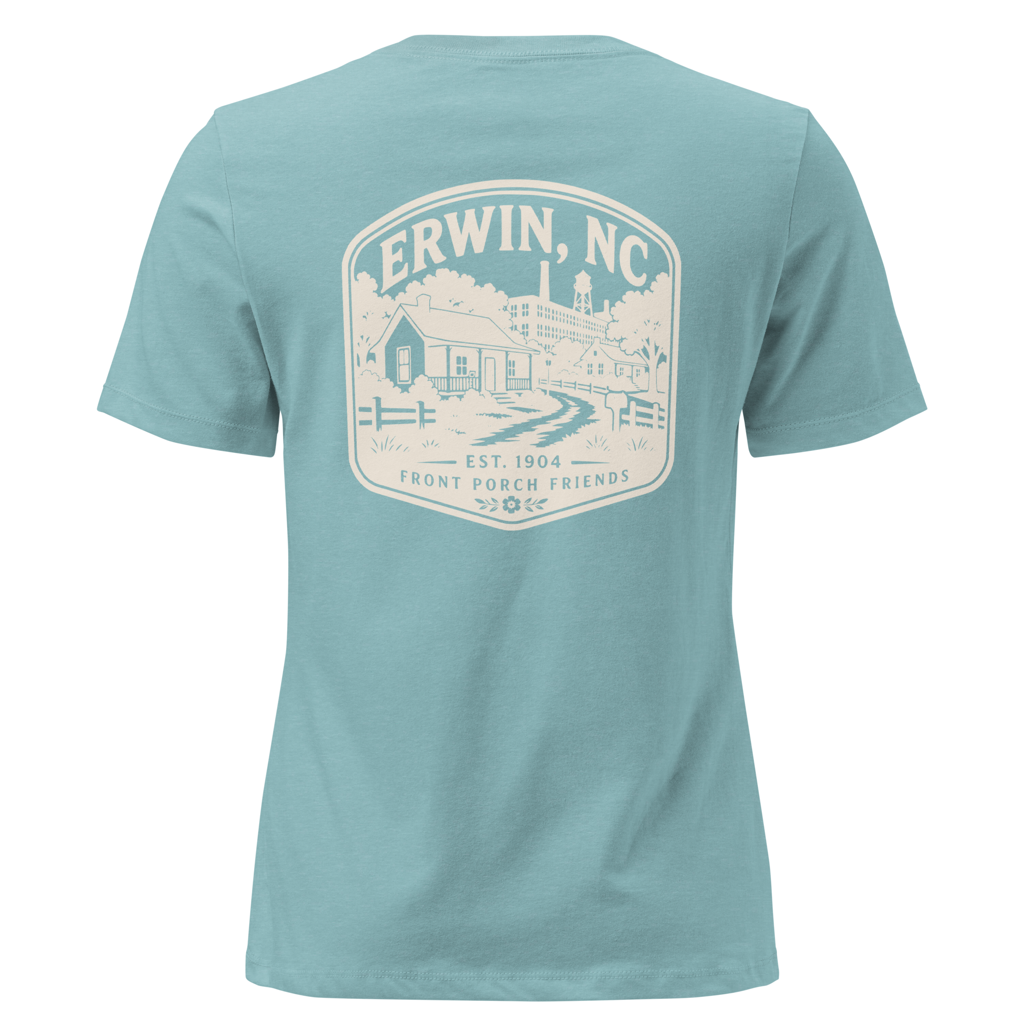 Erwin NC - Mill Town- Women's Relaxed T-Shirt