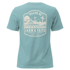 Falcon NC - Farm & Faith- Women's Relaxed T-Shirt