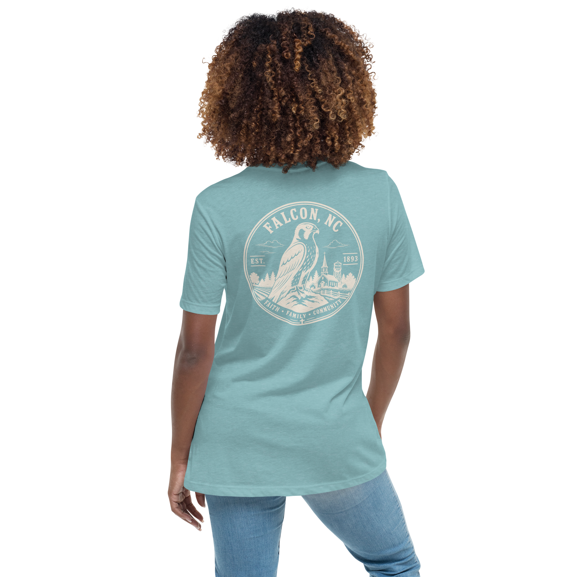 Falcon NC - Town of Falcon- Women's Relaxed T-Shirt