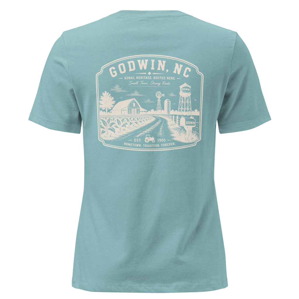 Godwin NC - Farm Roots- Women's Relaxed T-Shirt