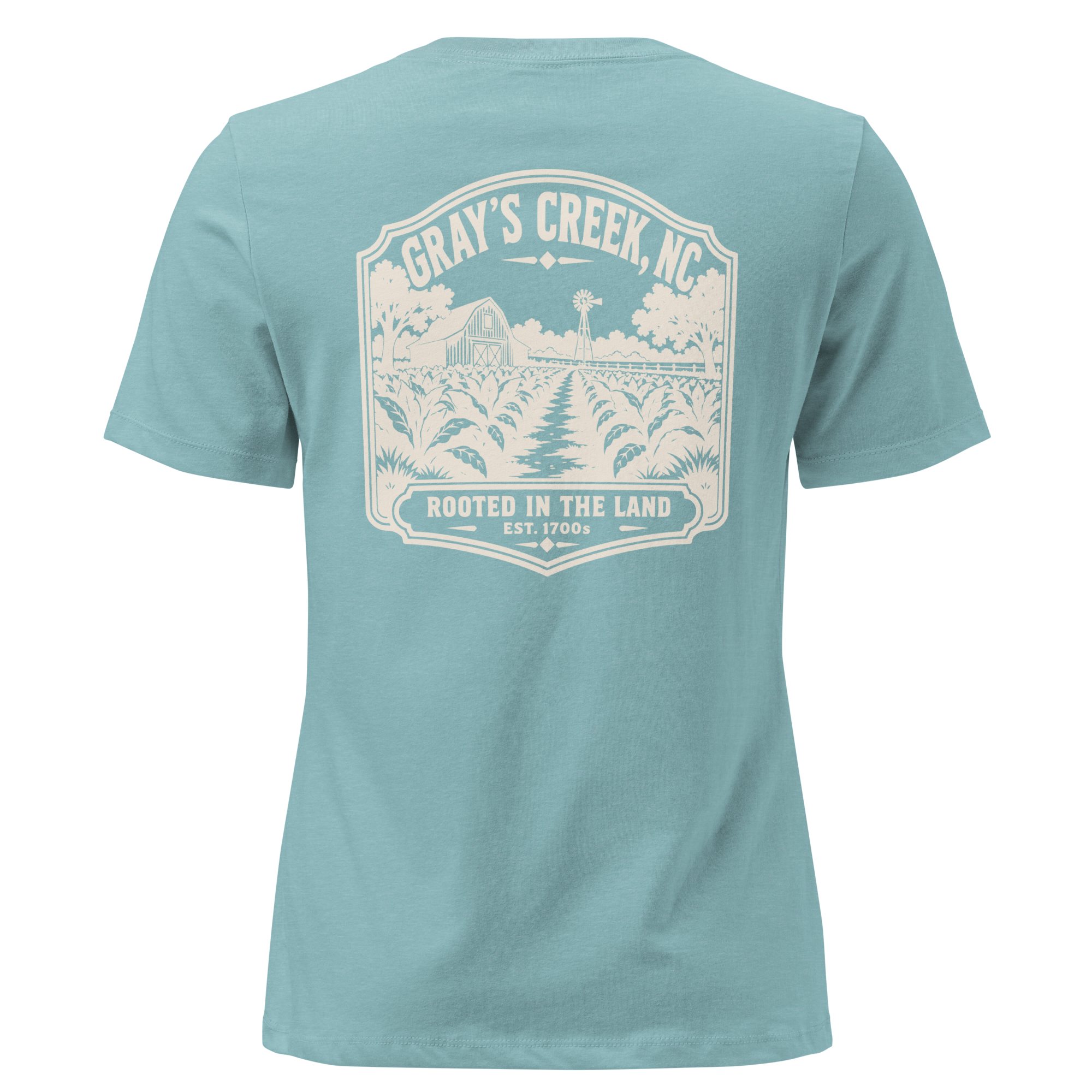Gray's Creek NC - Rooted- Women's Relaxed T-Shirt
