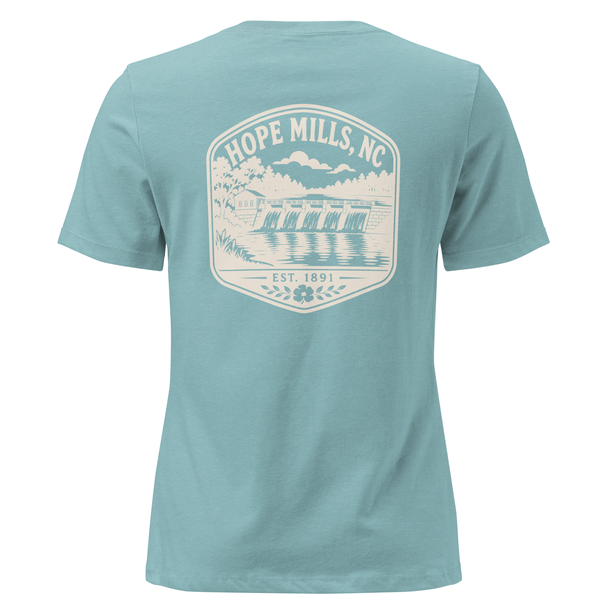 Hope Mills NC - Hope Mills Dam- Women's Relaxed T-Shirt