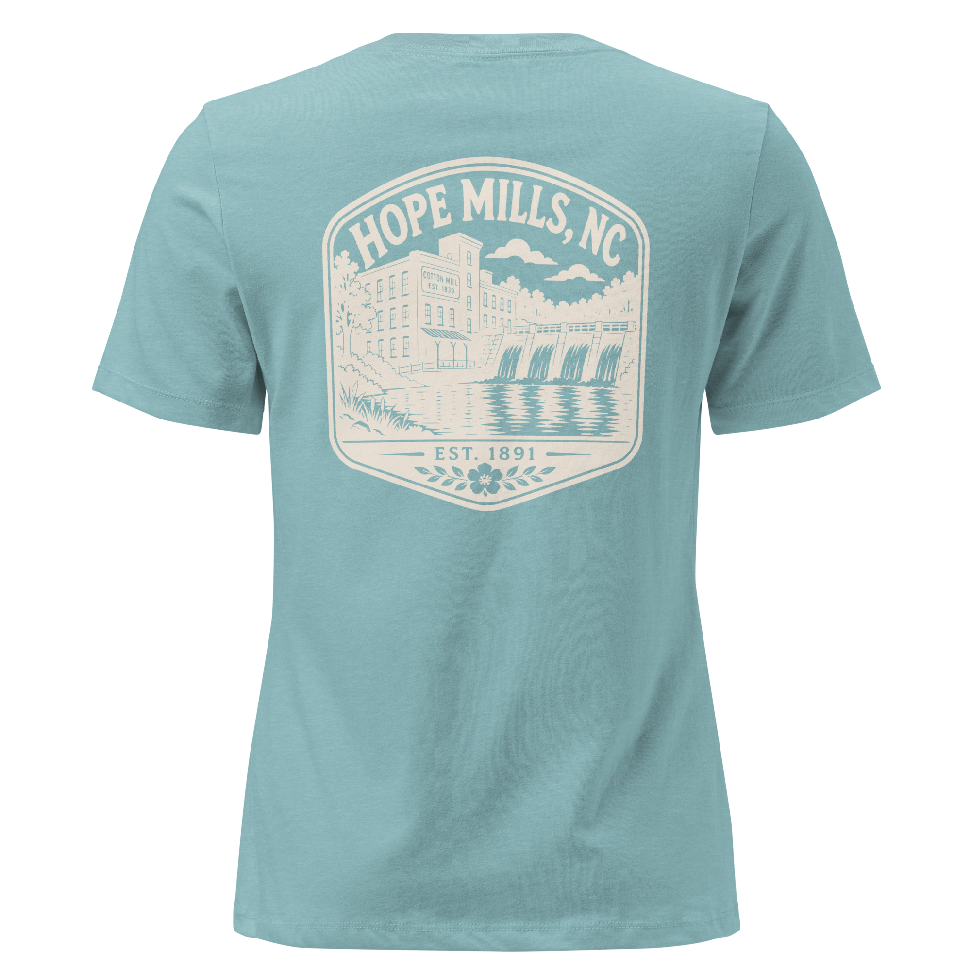 Hope Mills NC - The Old Mill- Women's Relaxed T-Shirt