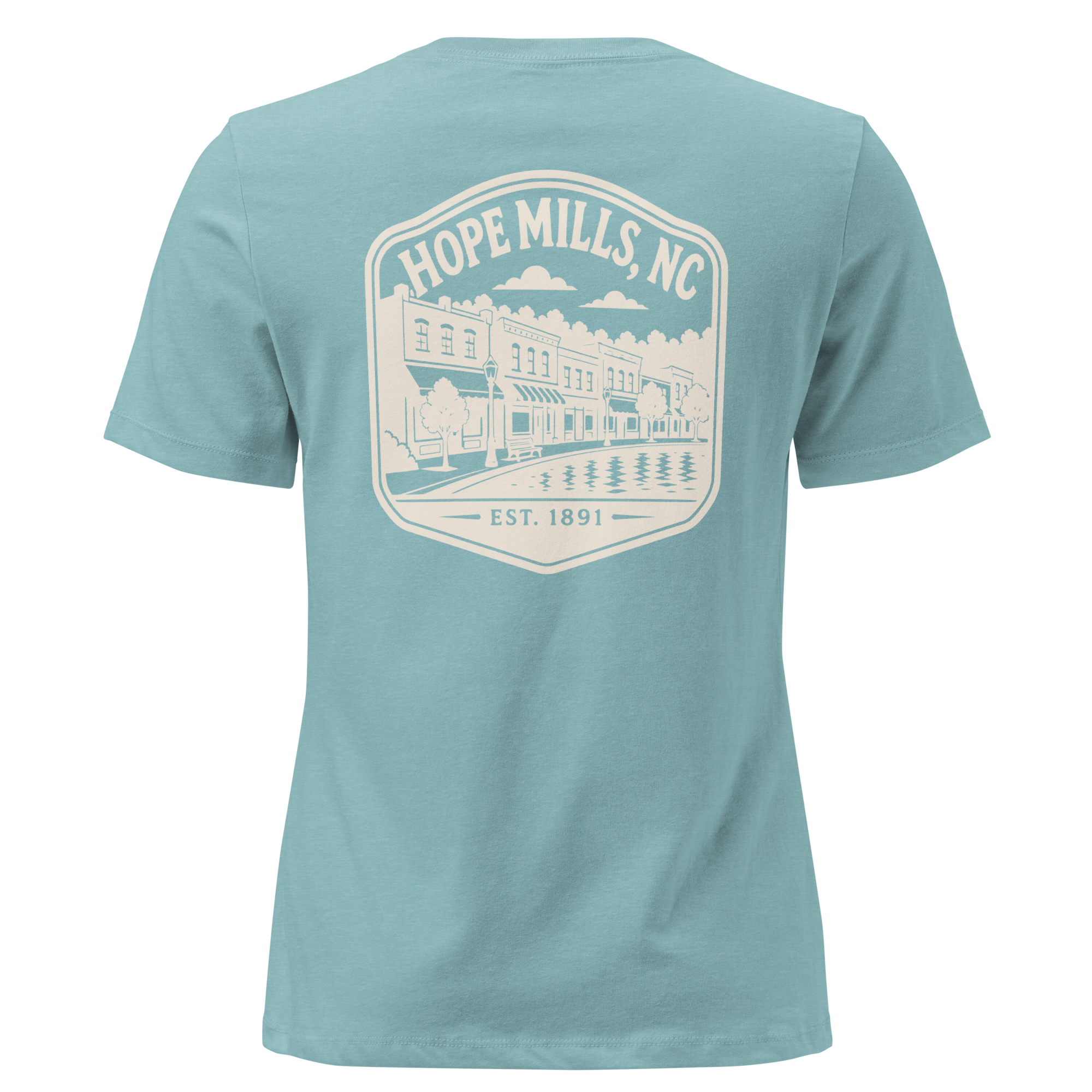 Hope Mills NC - Downtown- Women's Relaxed T-Shirt