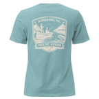 Kinston NC - Neuse River Fishing- Women's Relaxed T-Shirt