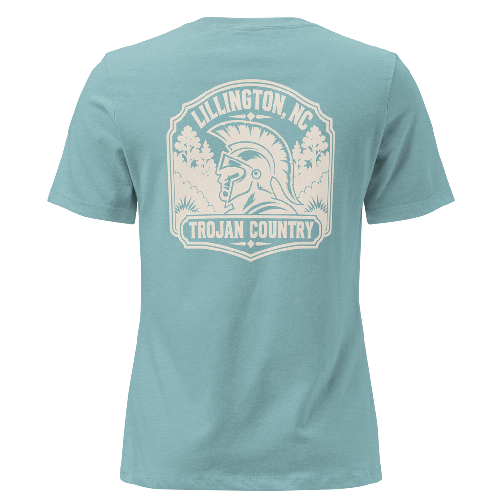 Lillington NC - Trojan Country- Women's Relaxed T-Shirt