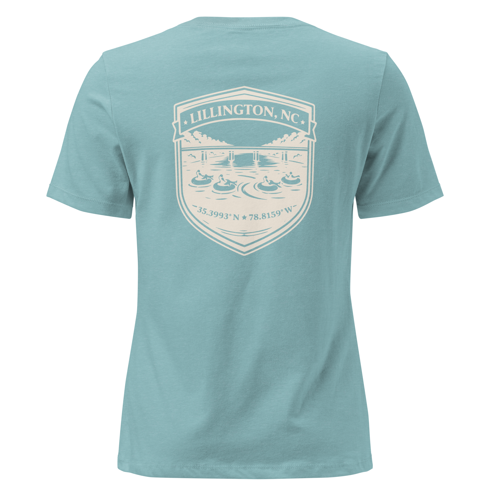 Lillington NC - River Tubing- Women's Relaxed T-Shirt