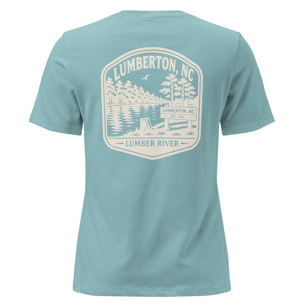 Lumberton NC - Lumber River- Women's Relaxed T-Shirt