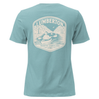 Lumberton NC - Kayak on River- Women's Relaxed T-Shirt