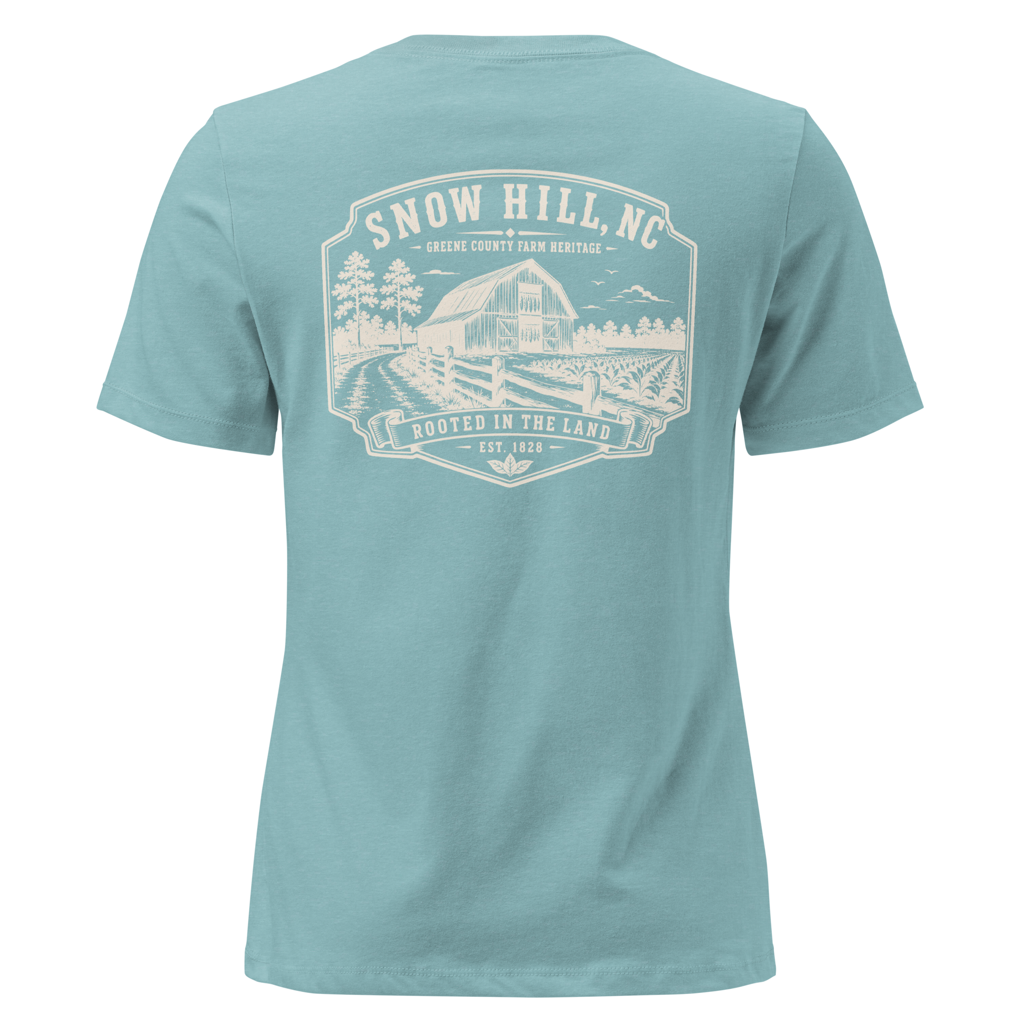 Snow Hill, NC - Rooted in the Land - Women's Relaxed T-Shirt
