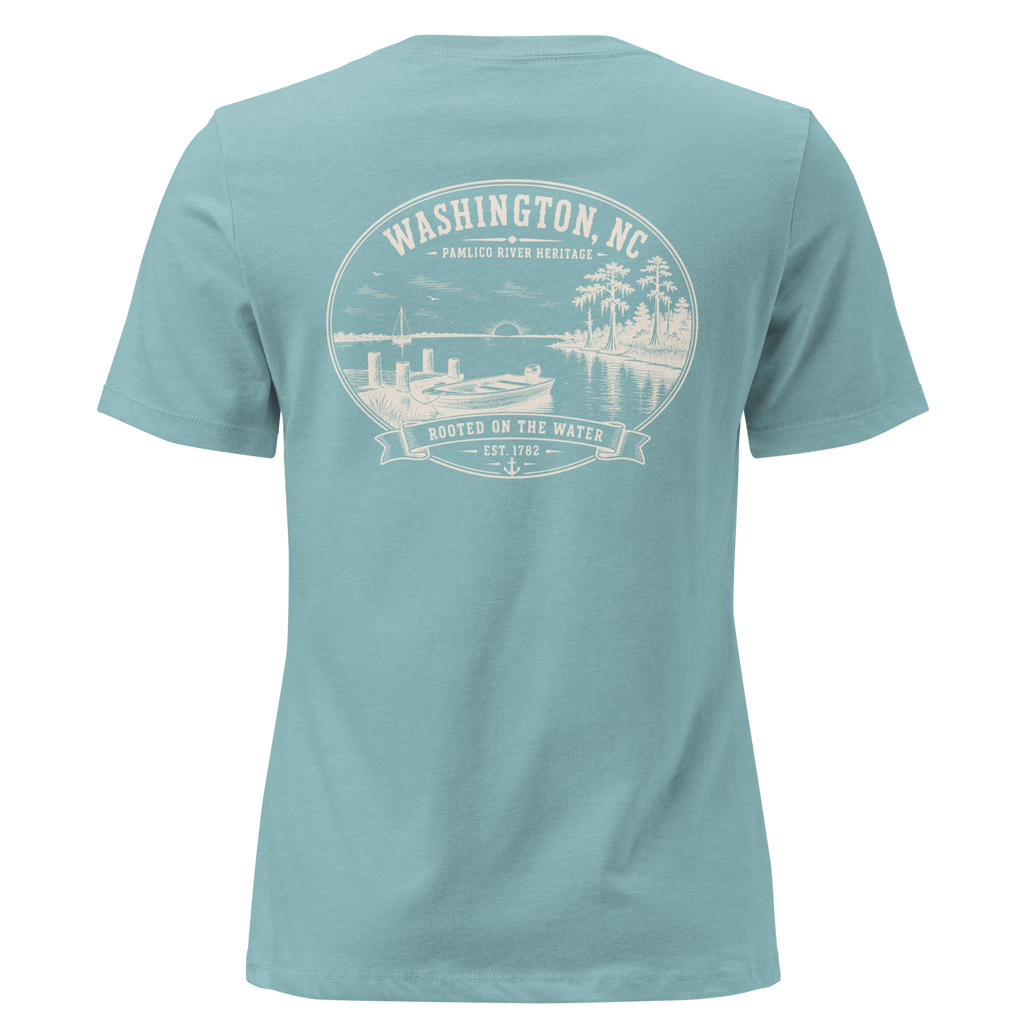 Washington, NC - The Pamlico - Women's Relaxed T-Shirt