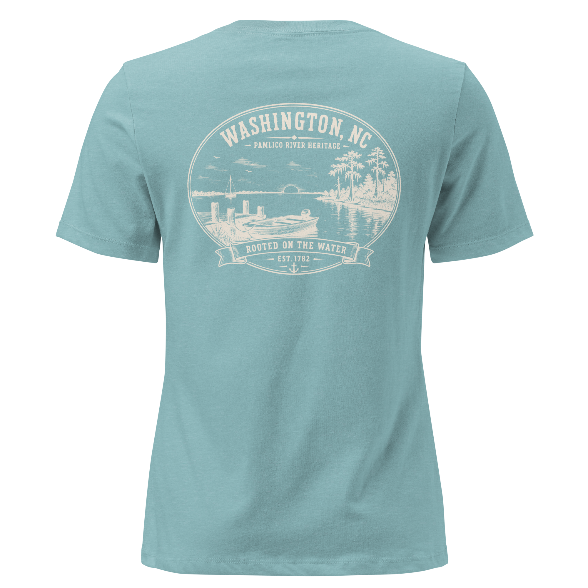 Washington, NC - The Pamlico - Women's Relaxed T-Shirt