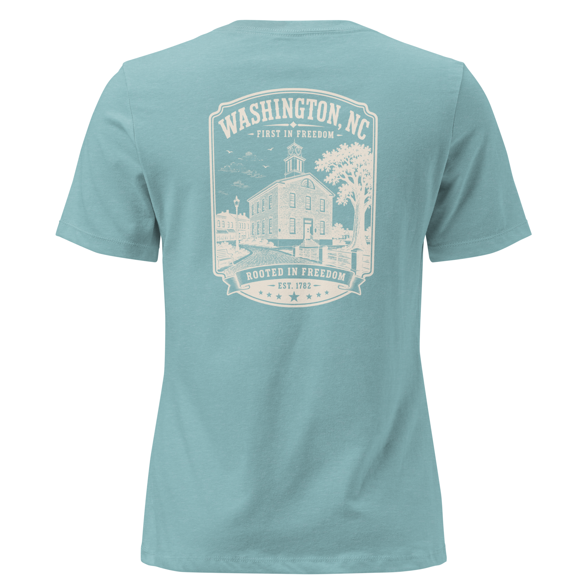 Washington, NC - Rooted in Freedom - Women's Relaxed T-Shirt