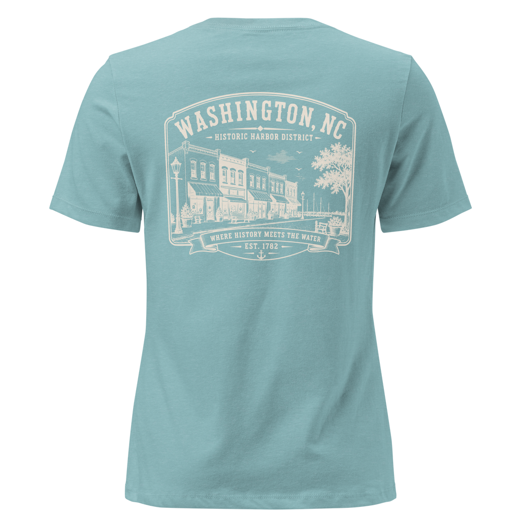 Washington, NC - Downtown - Women's Relaxed T-Shirt