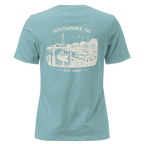 Southport NC - Waterfront- Women's Relaxed T-Shirt