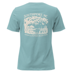 Southport NC - Happy Seaside Town- Women's Relaxed T-Shirt