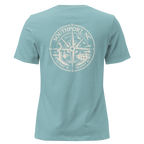 Southport NC - Compass- Women's Relaxed T-Shirt