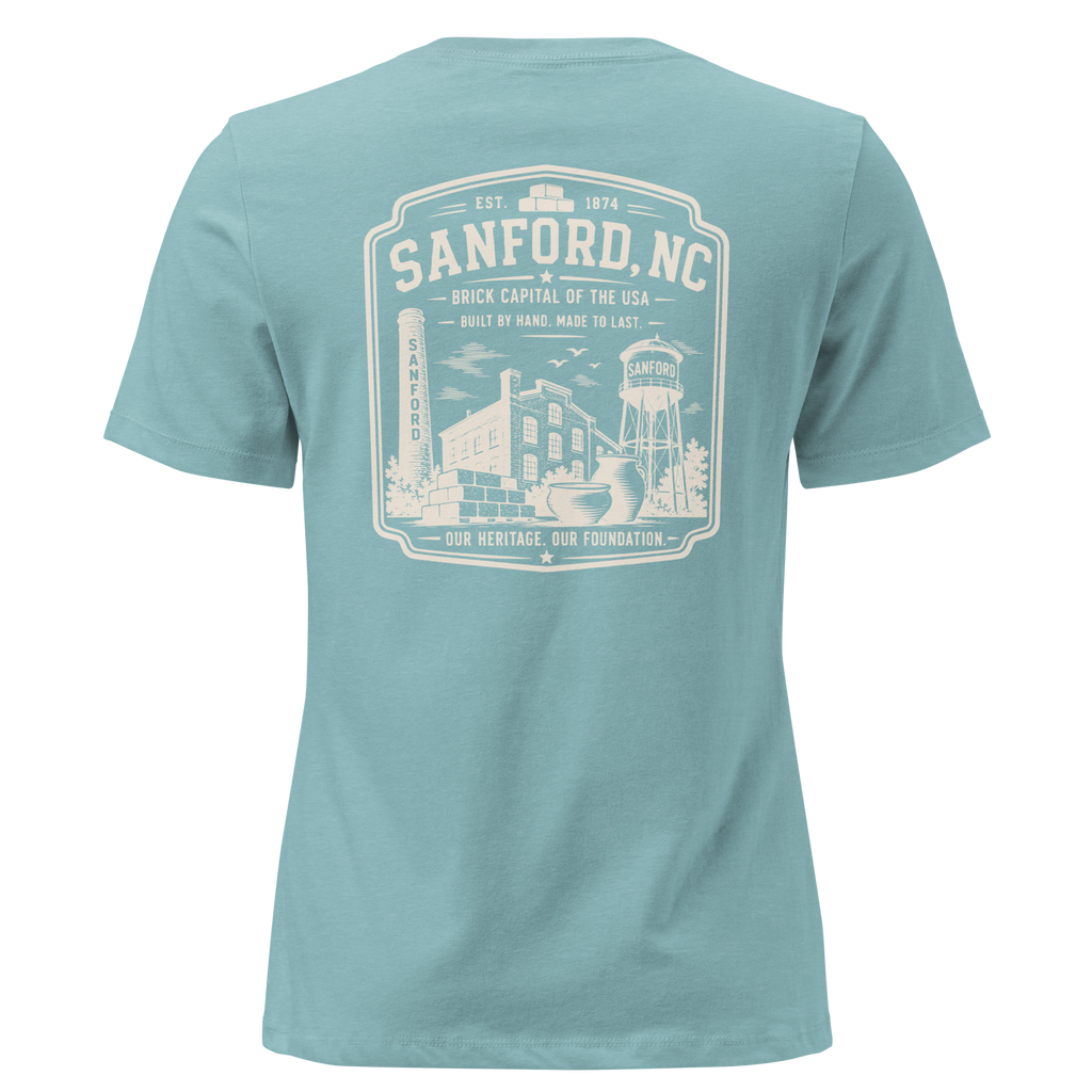 Sanford NC - The Brick Capital - Women's Relaxed T-Shirt