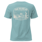 Oak Island, NC - Rooted in the Tide - Women's Relaxed T-Shirt