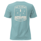 Oak Island, NC - Oak Island Lighthouse - Women's Relaxed T-Shirt
