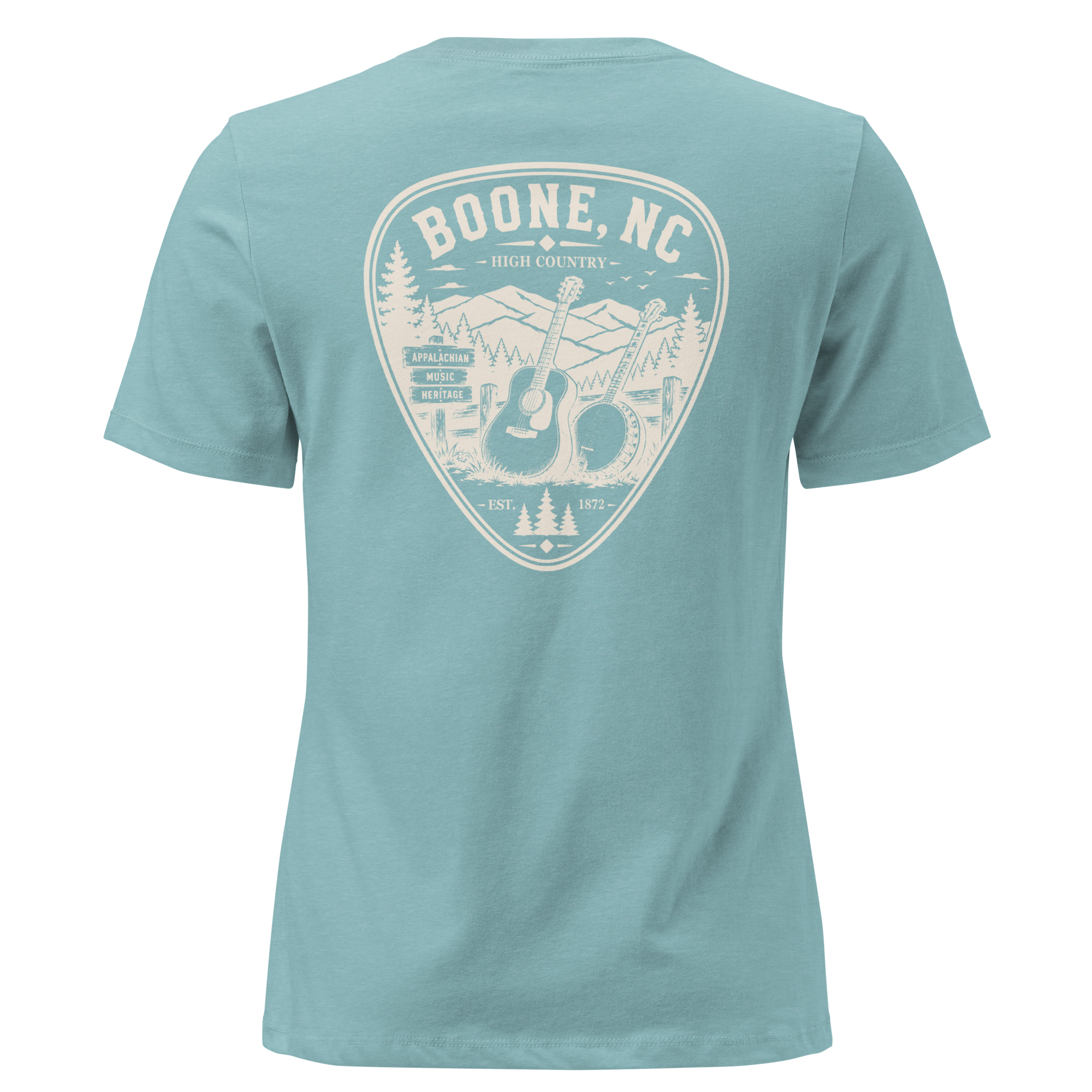 Boone NC - Mountain Music - Women's Relaxed T-Shirt
