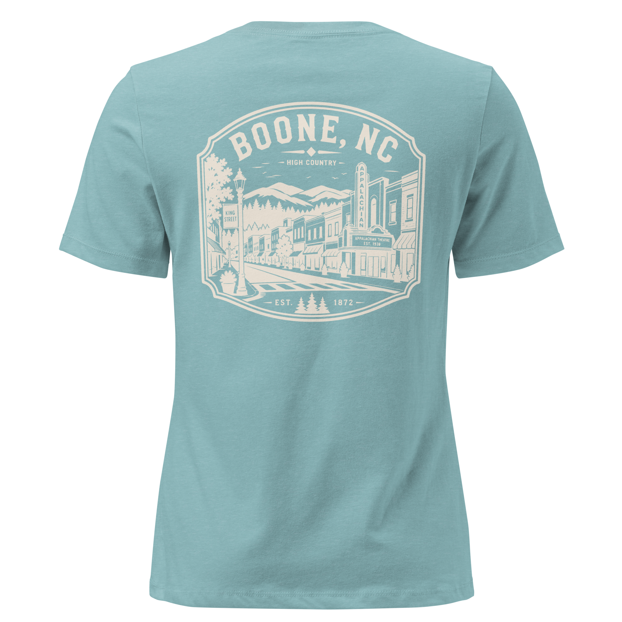 Boone NC - Downtown - Women's Relaxed T-Shirt