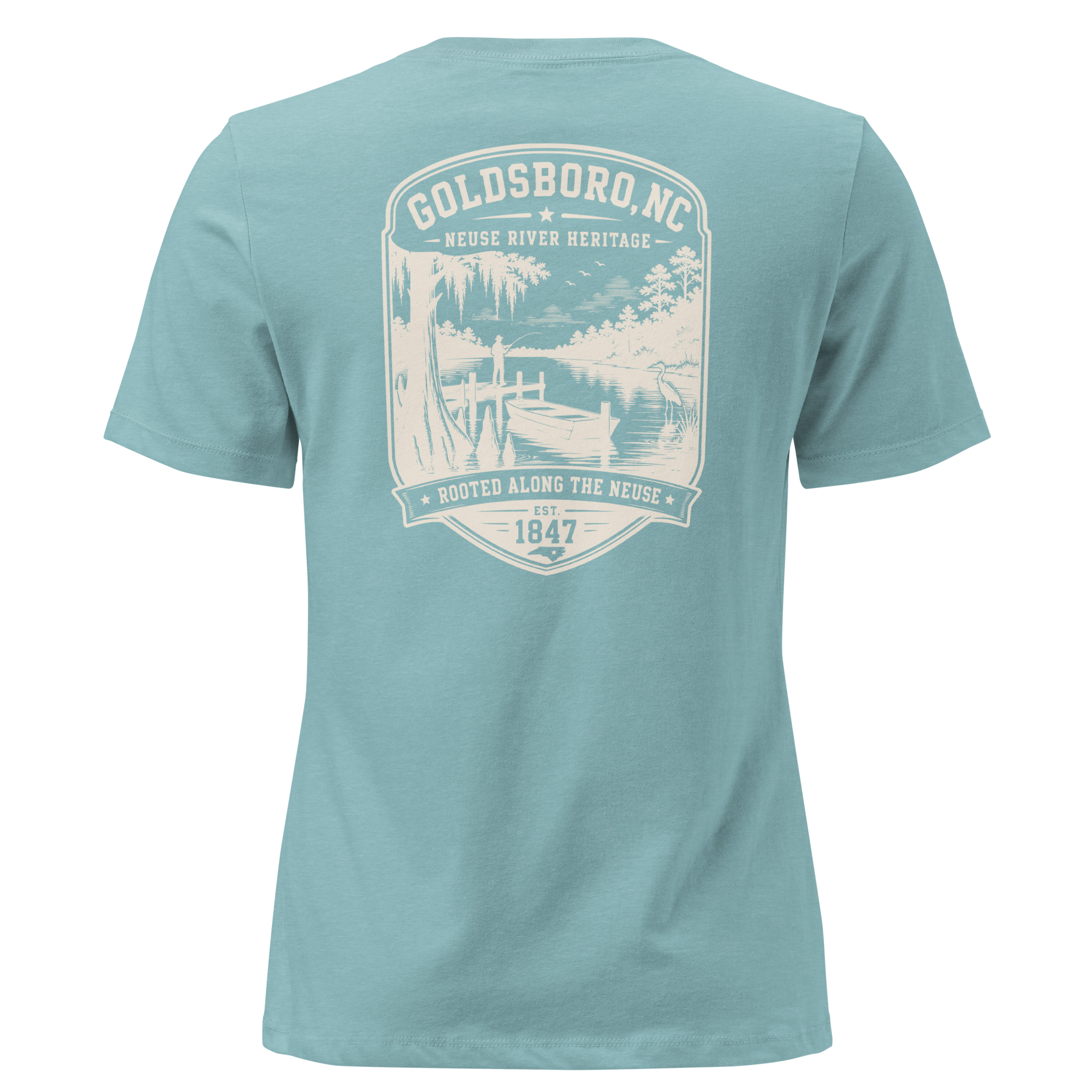Goldsboro, NC - Rooted Along the Neuse - Women's Relaxed T-Shirt