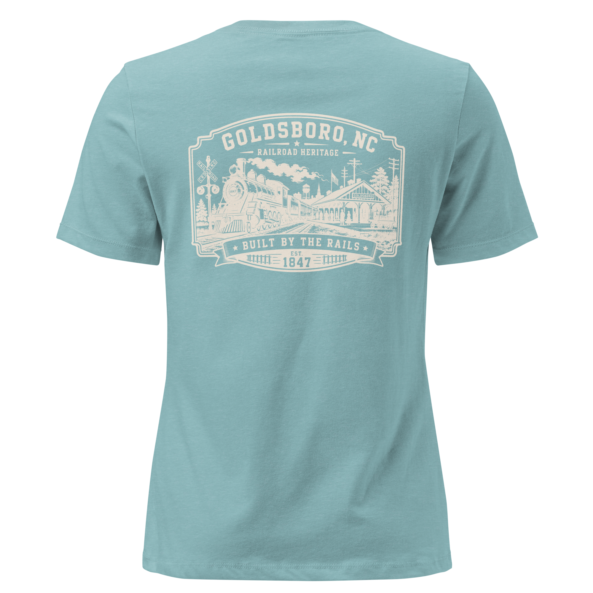 Goldsboro, NC - Built on Rails - Women's Relaxed T-Shirt