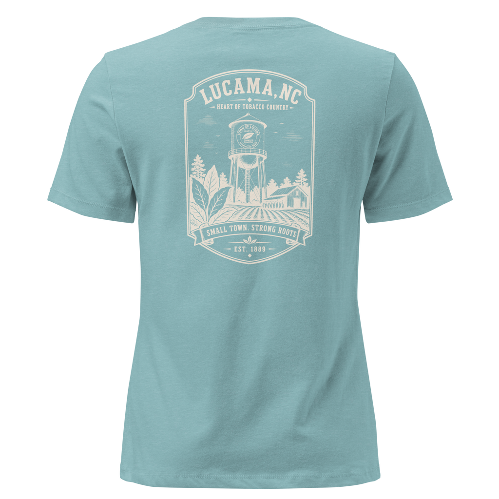Lucama, NC - Small Town, Strong Roots - Women's Relaxed T-Shirt