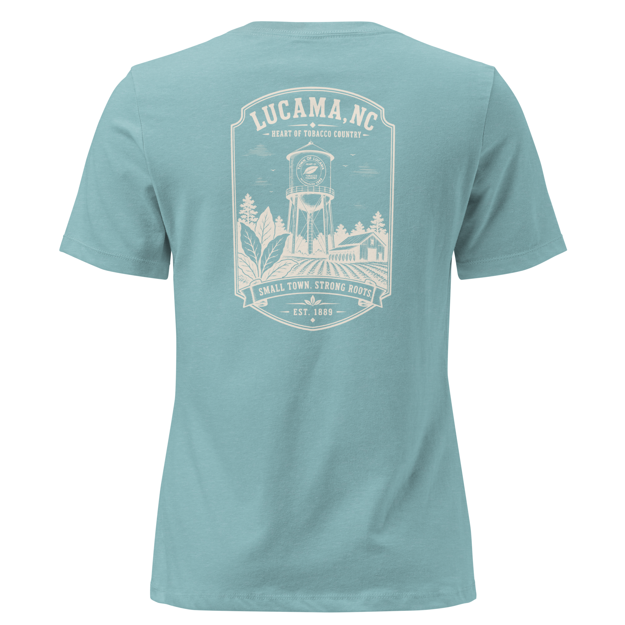Lucama, NC - Small Town, Strong Roots - Women's Relaxed T-Shirt