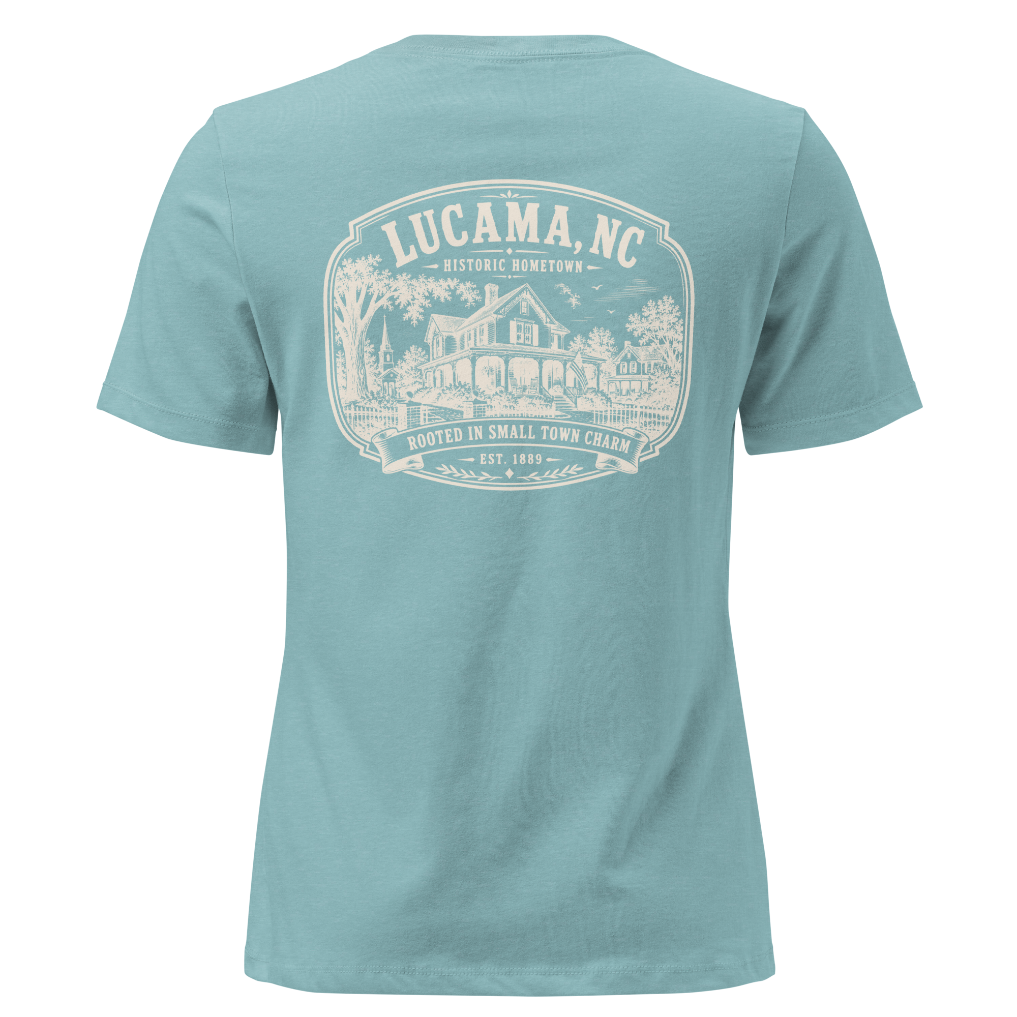 Lucama, NC - Small Town Charm - Women's Relaxed T-Shirt